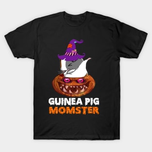 Guinea Pig Momster Pumpkin Monster Funny Halloween Costume (7) T-Shirt